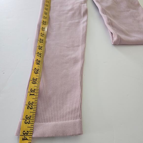 YoungLA Ribbed Mauve/Light Plum Pants/Leggings Size Medium - Picture 7 of 7